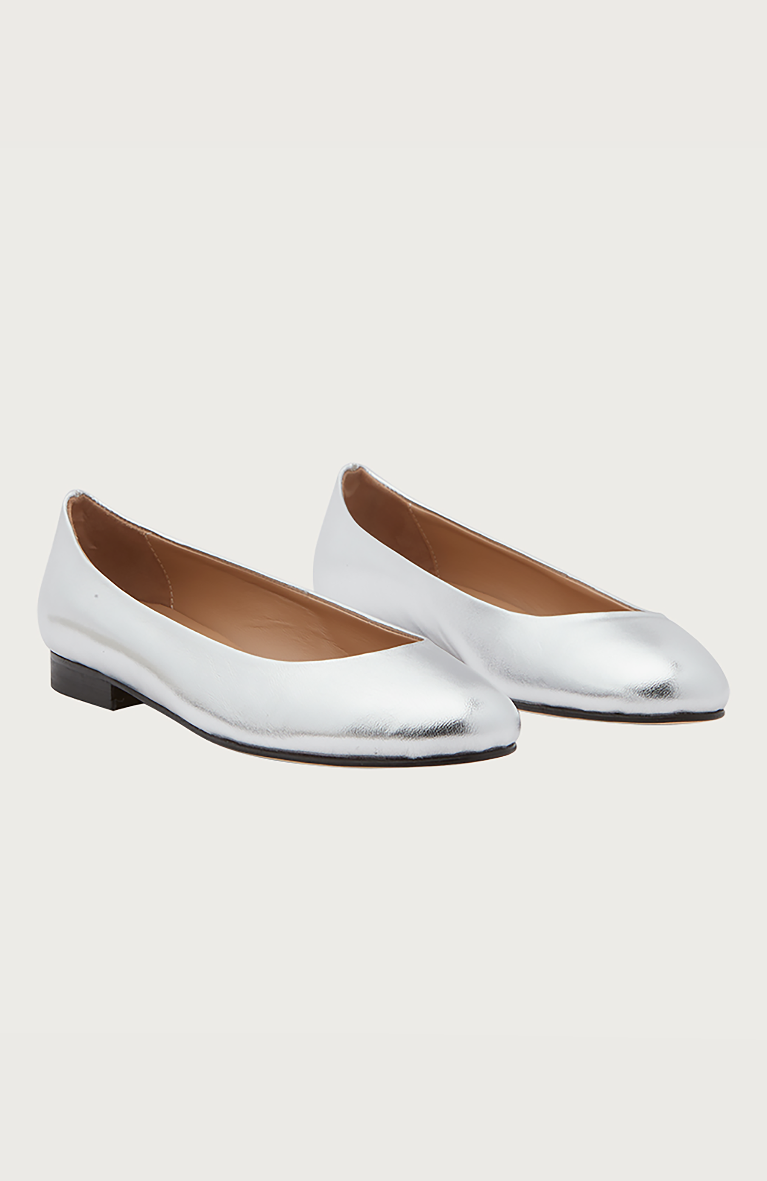 Baby Ballet Flat, Alternate, color, Silver