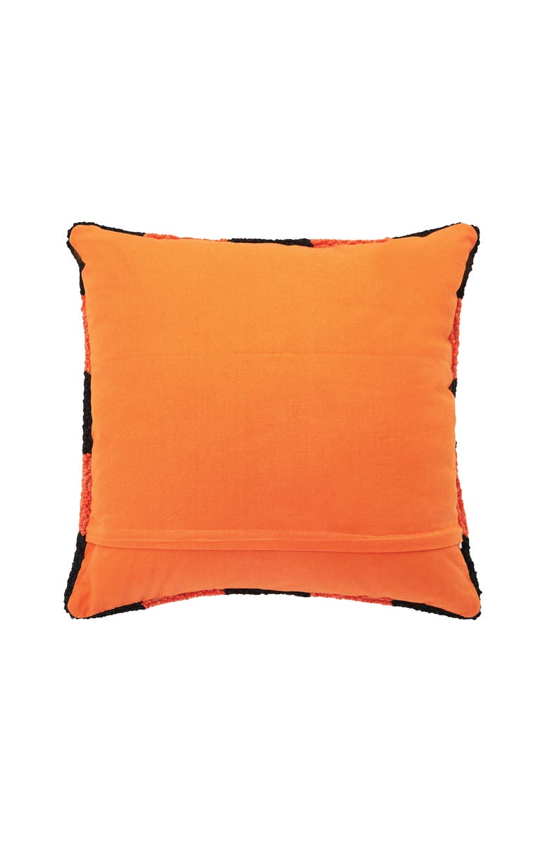 C&F Home Happy Fall Hooked Throw Pillow, 18" x 18", Alternate, color, Orange