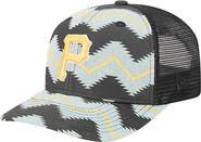 New Era Men's New Era Denim/Black Pittsburgh Pirates Aztec Denim 9SEVENTY Adjustable Hat