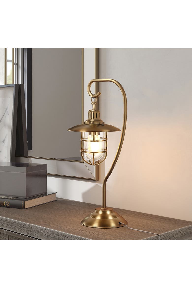 Bay Antique Brass Nautical Lantern Lamp, Alternate, color, BRASS