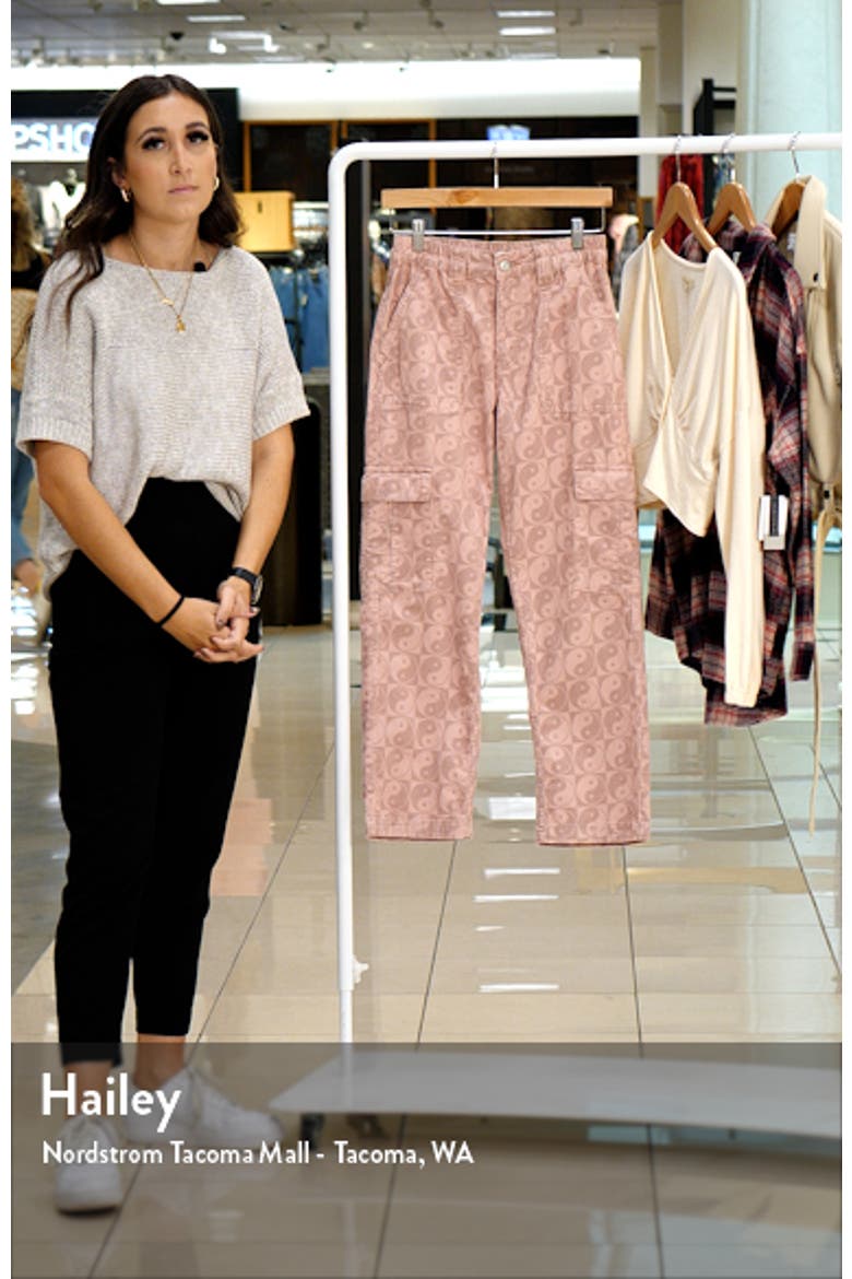 Yin Yang Utility Straight Leg Corduroy Pants video