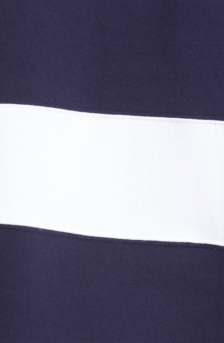 Noon Goons Fielders Stripe Fleece Rugby Shirt, Alternate, color,