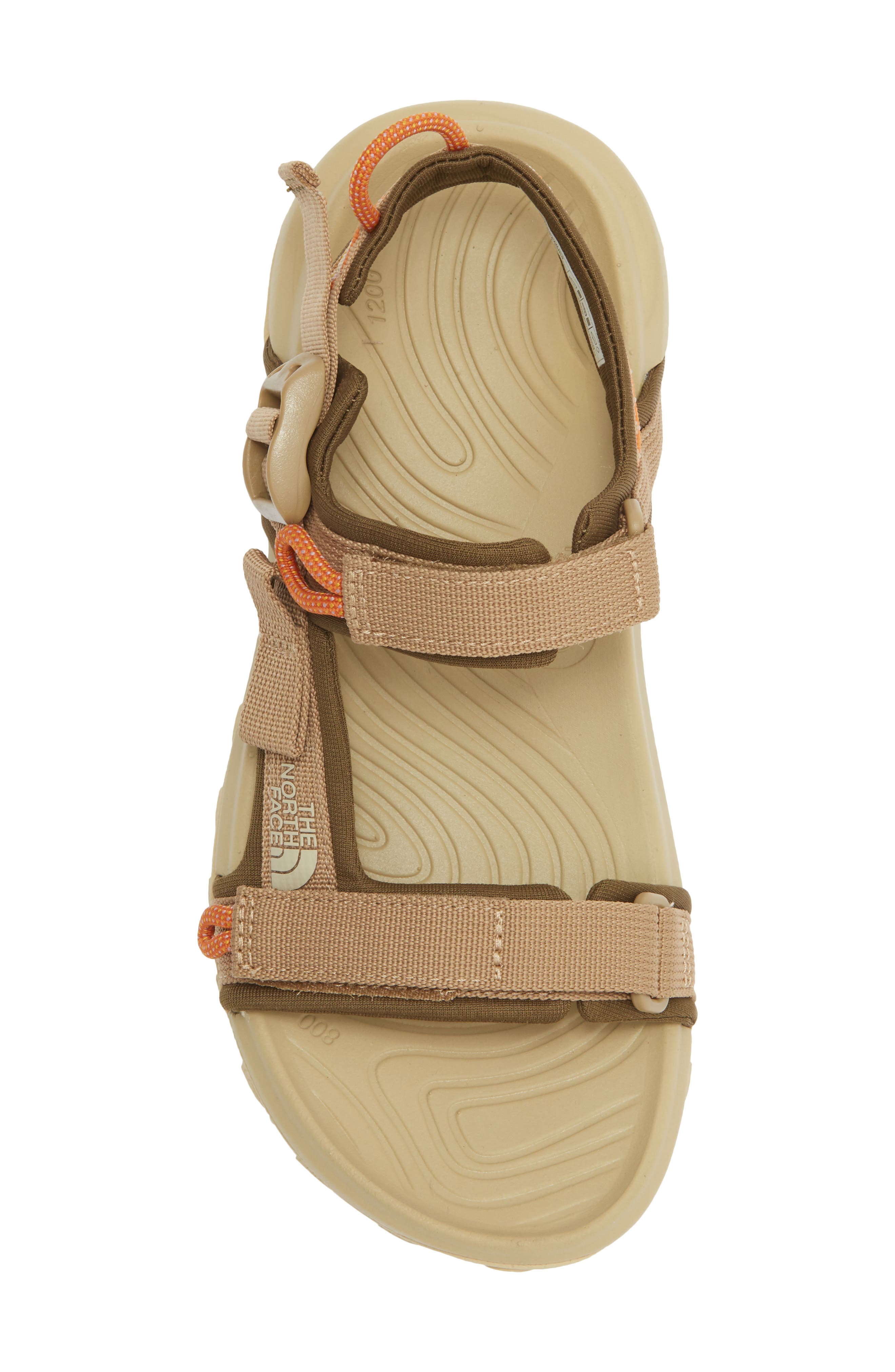 The North Face Explore Camp Sandal, Alternate, color, Sahara/ Iron Bronze