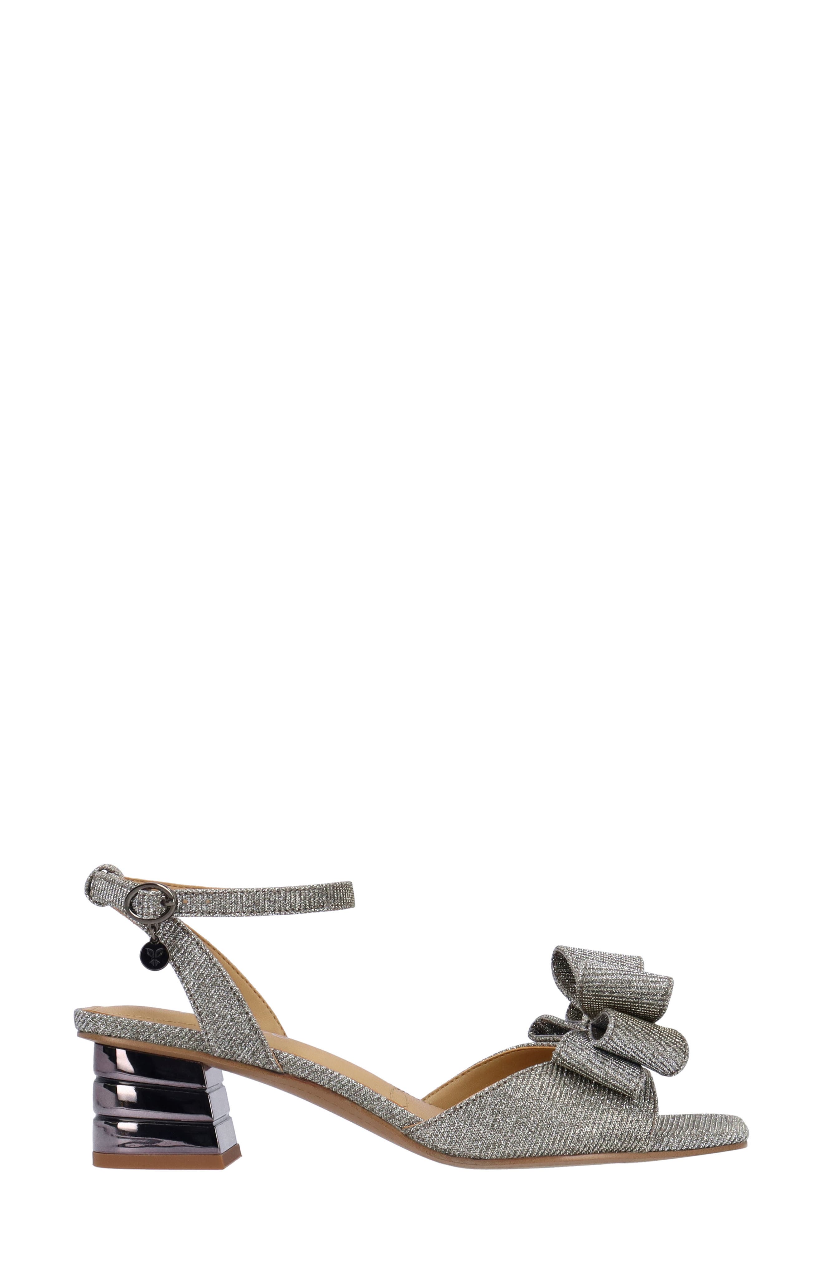 J. Reneé Novela Ankle Strap Sandal, Alternate, color, Pewter