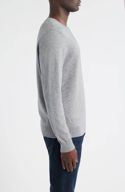 Nordstrom Crewneck Cotton & Cashmere Sweater In Gray