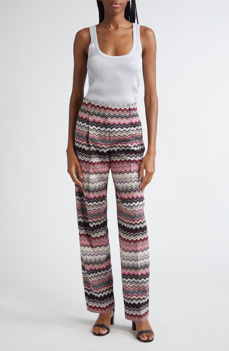 Missoni Metallic Tank, Alternate, color, Silver