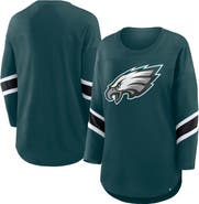 FANATICS Women's Fanatics Green Philadelphia Eagles Plus Size Redzone 3/4-Sleeve Scoop Neck T-Shirt