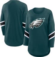 FANATICS Women's Fanatics Green Philadelphia Eagles Plus Size Redzone 3/4-Sleeve Scoop Neck T-Shirt