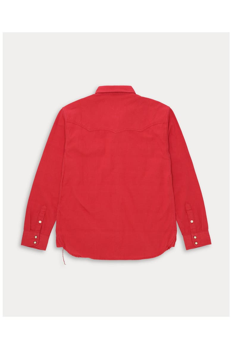Josh Texan Cotton Shirt, Alternate, color, Red