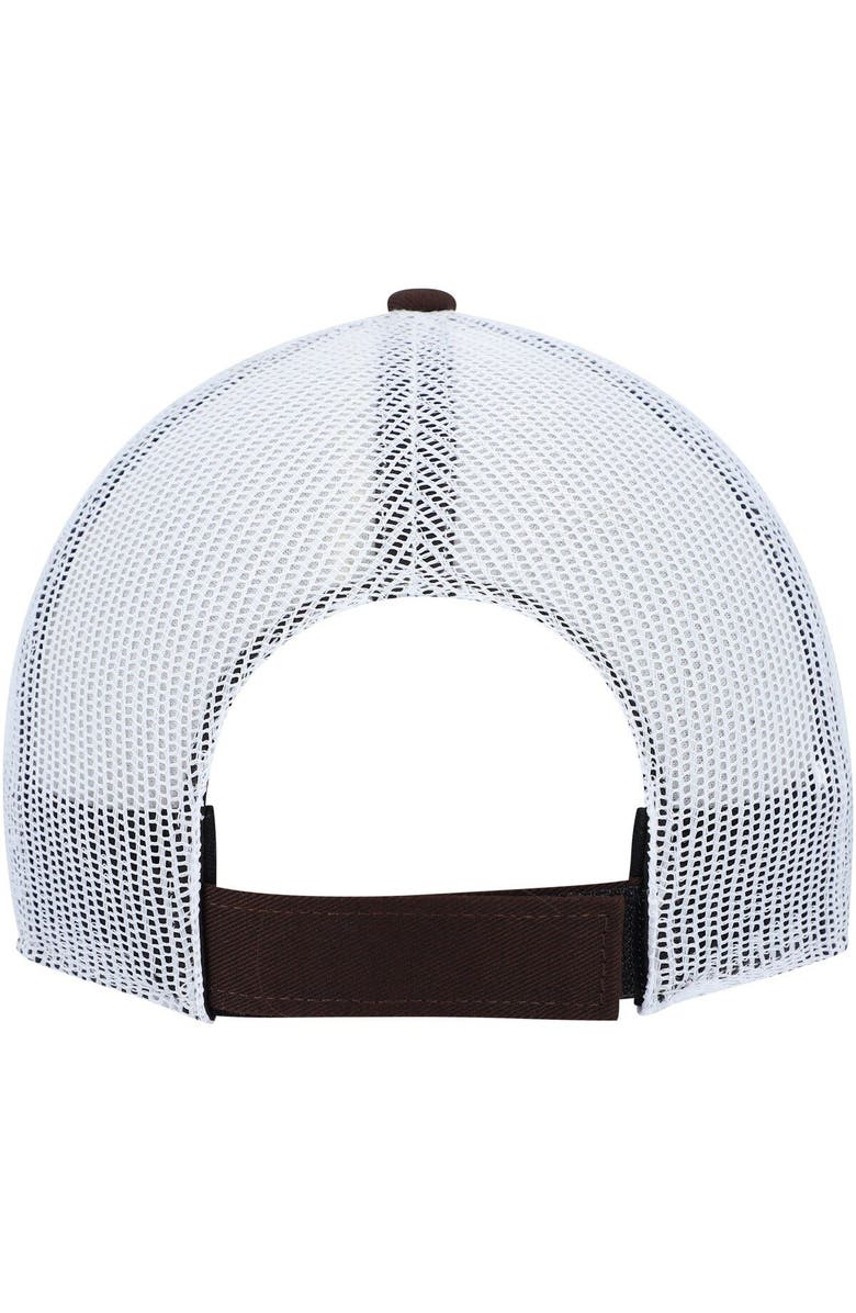 '47 Youth '47 Brown/White Cleveland Browns Adjustable Trucker Hat, Alternate, color, Brown