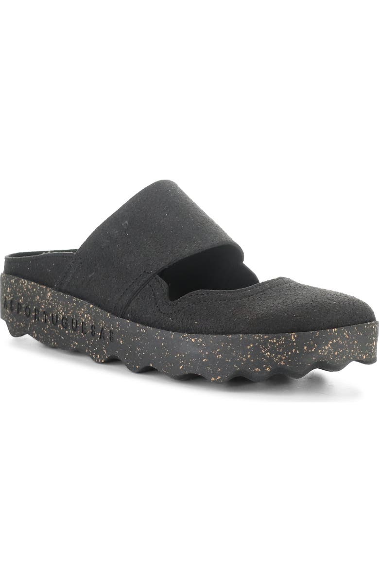 Asportuguesas by Fly London Cana Slide Sandal, Main, color, Black