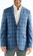 SAVILE ROW CO Mayfair Blue Plaid Sport Coat