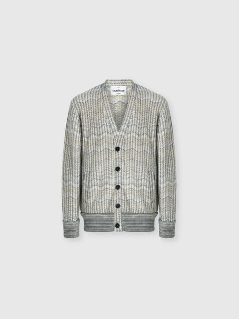 Cashmere And Viscose Cardigan With Side Pockets