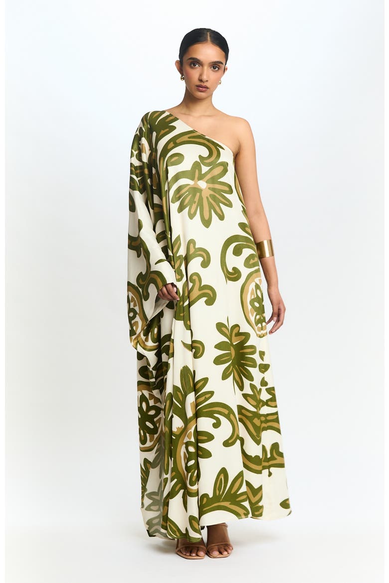 Satu Maxi Dress Elia, Alternate, color, Elia Olive