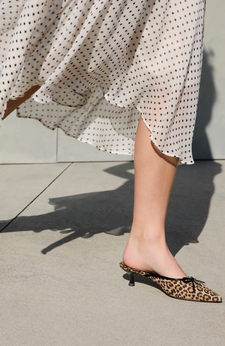 Donald Pliner Soel Kitten Heel Mule, Alternate, color, Natural/ Black