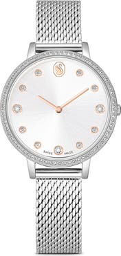 Swarovski Clarica Mesh Strap Watch, 35mm