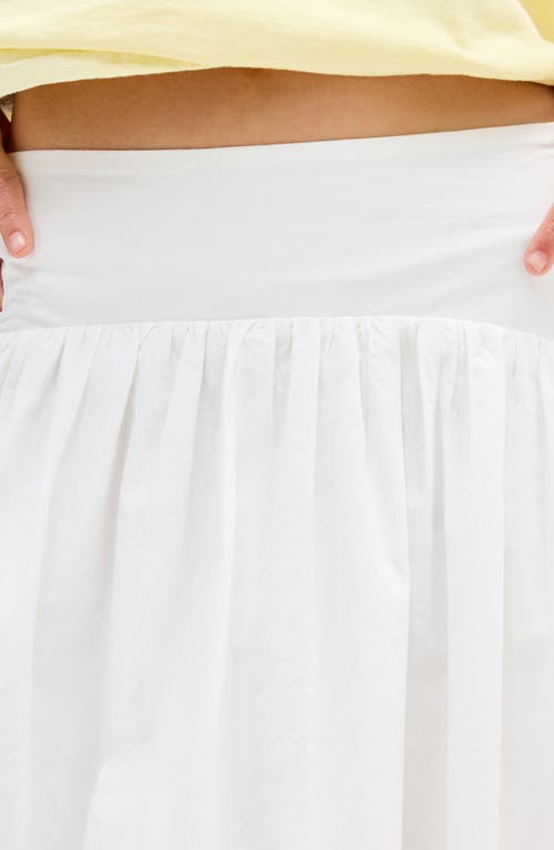 Shop Bdg Urban Outfitters Bubble Hem Maxi Skirt In White