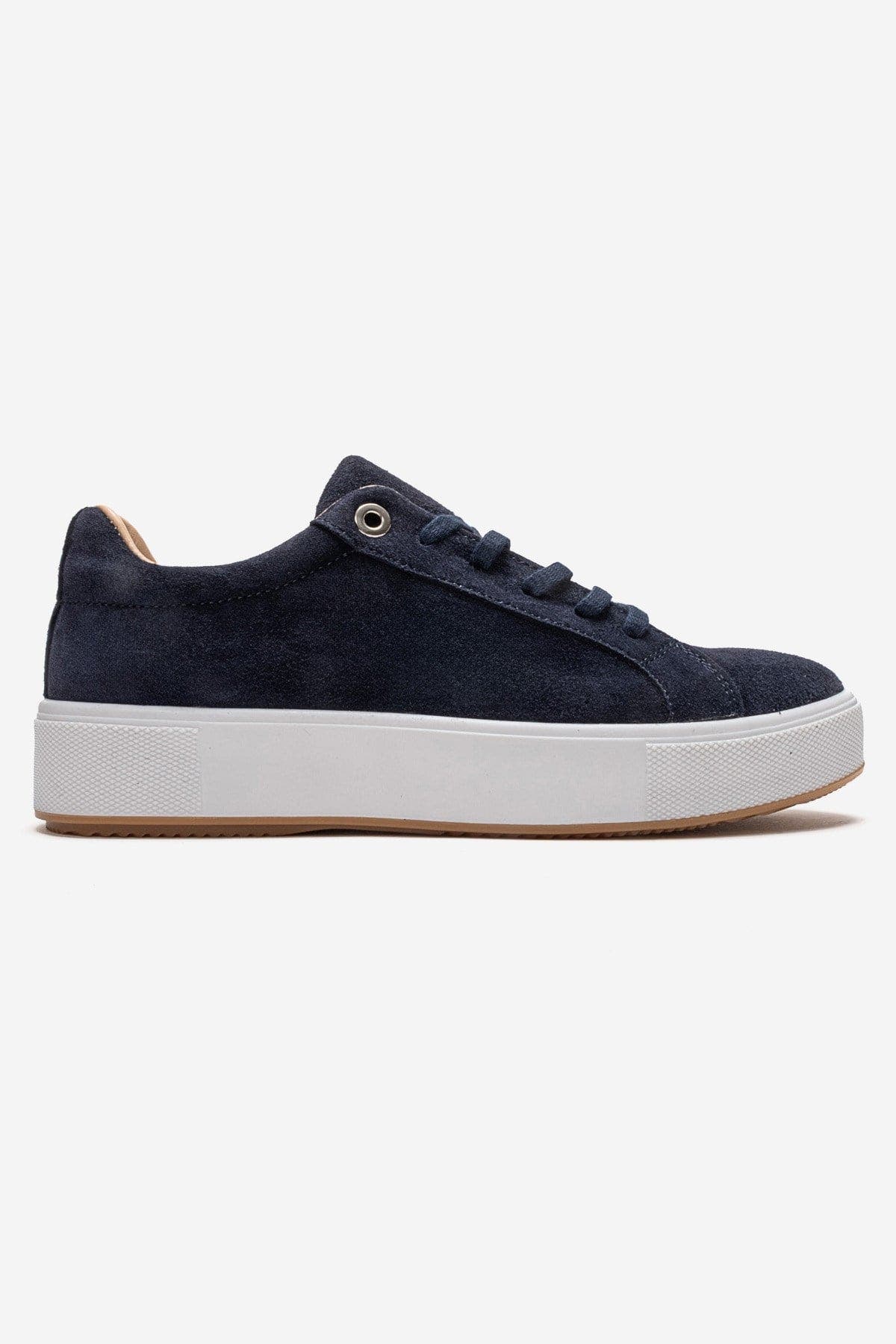 Pallen Leather Casual Sneaker, Alternate, color, Navy Suede