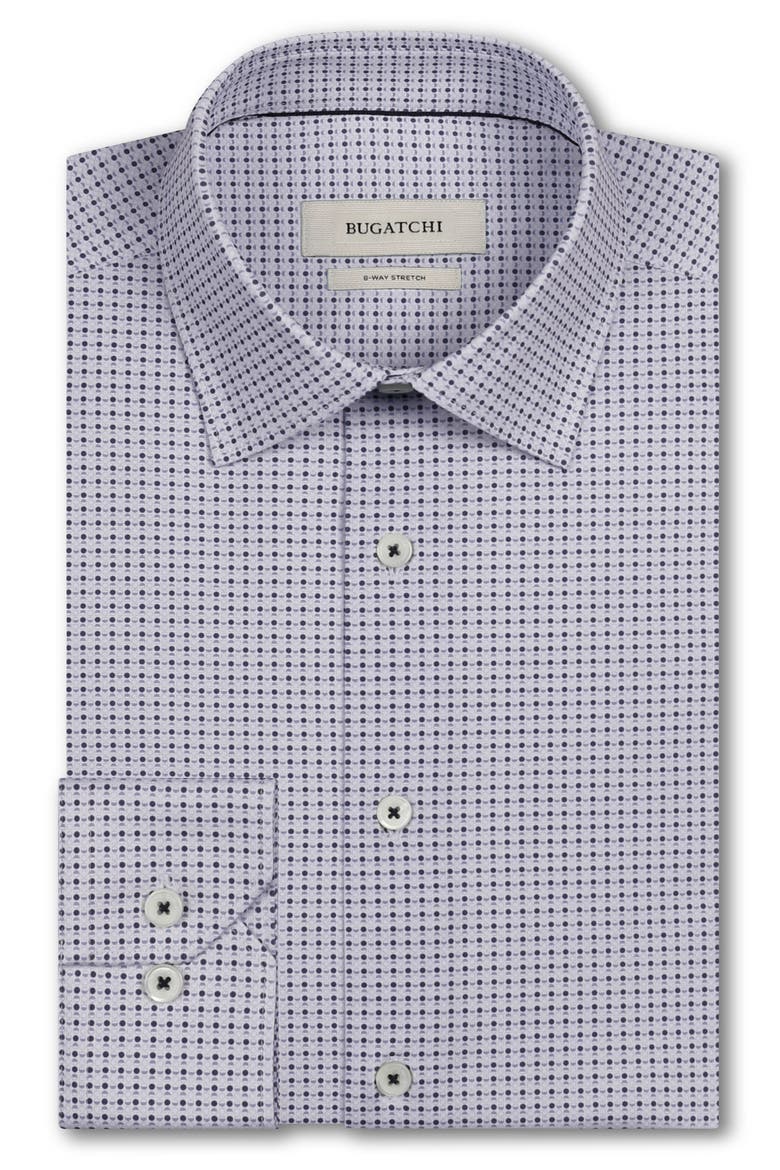 James OoohCotton® Geo Print Button-Up Shirt, Alternate, color, WHITE