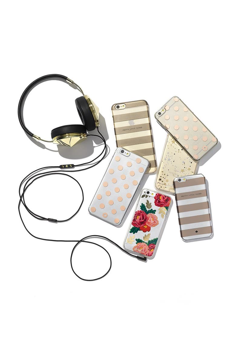 'le pavillion' iPhone 6 case, Alternate, color, CLEAR/ ROSE GOLD