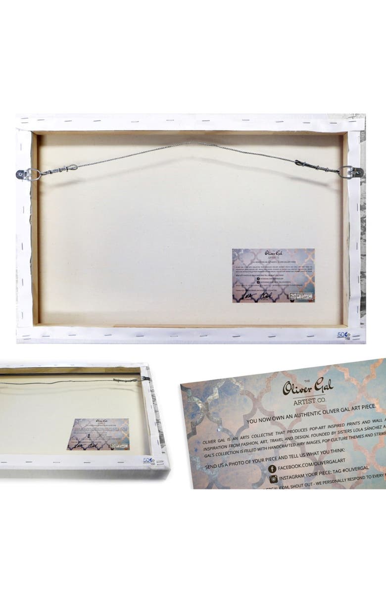 Oliver Gal Laugh as Much as You Breathe Canvas Print, Alternate, color,