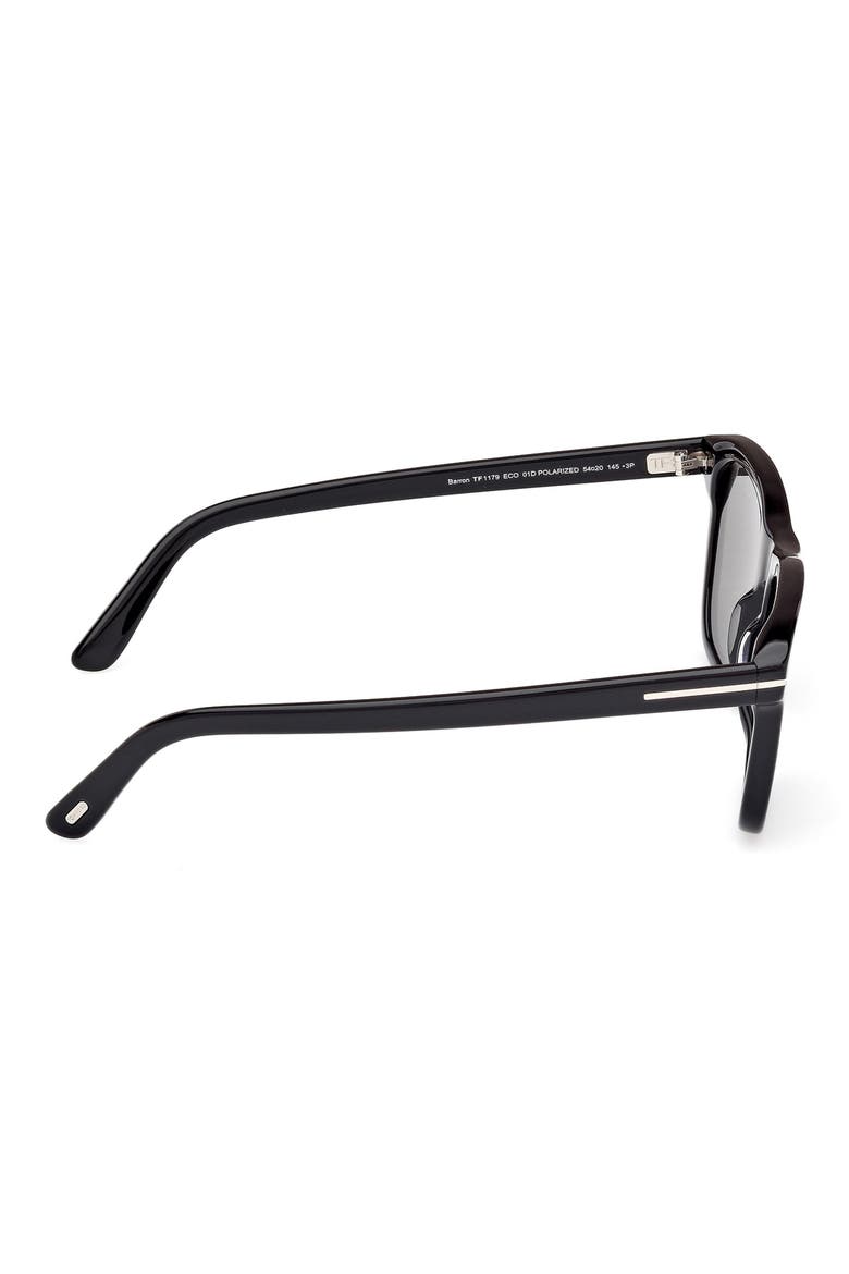 Barron 54mm Square Sunglasses, Alternate, color, SHINY BLACK/ ECO/ LENSES