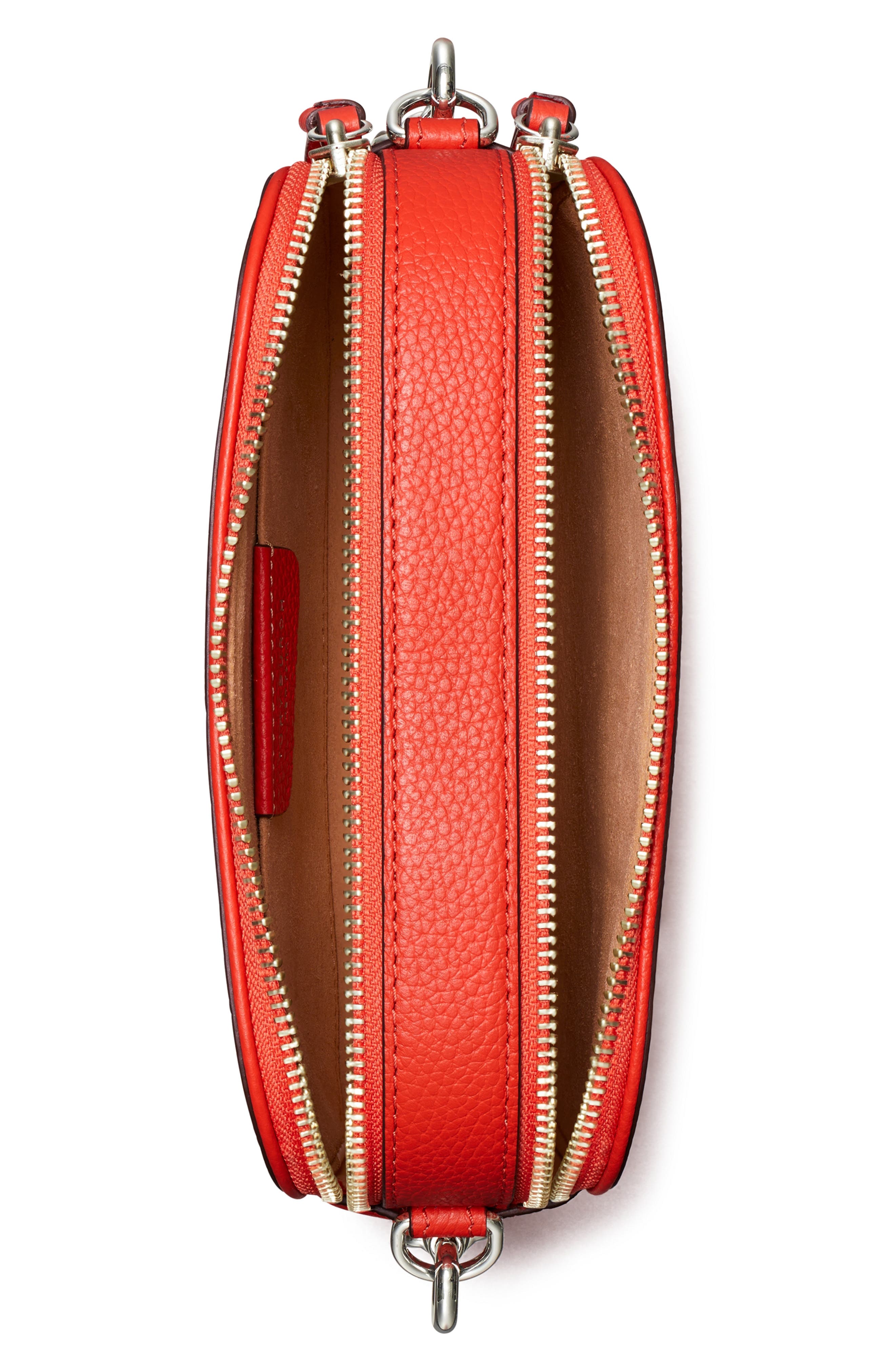 Tory Burch Mini Miller Leather Crossbody Bag, Alternate, color, 