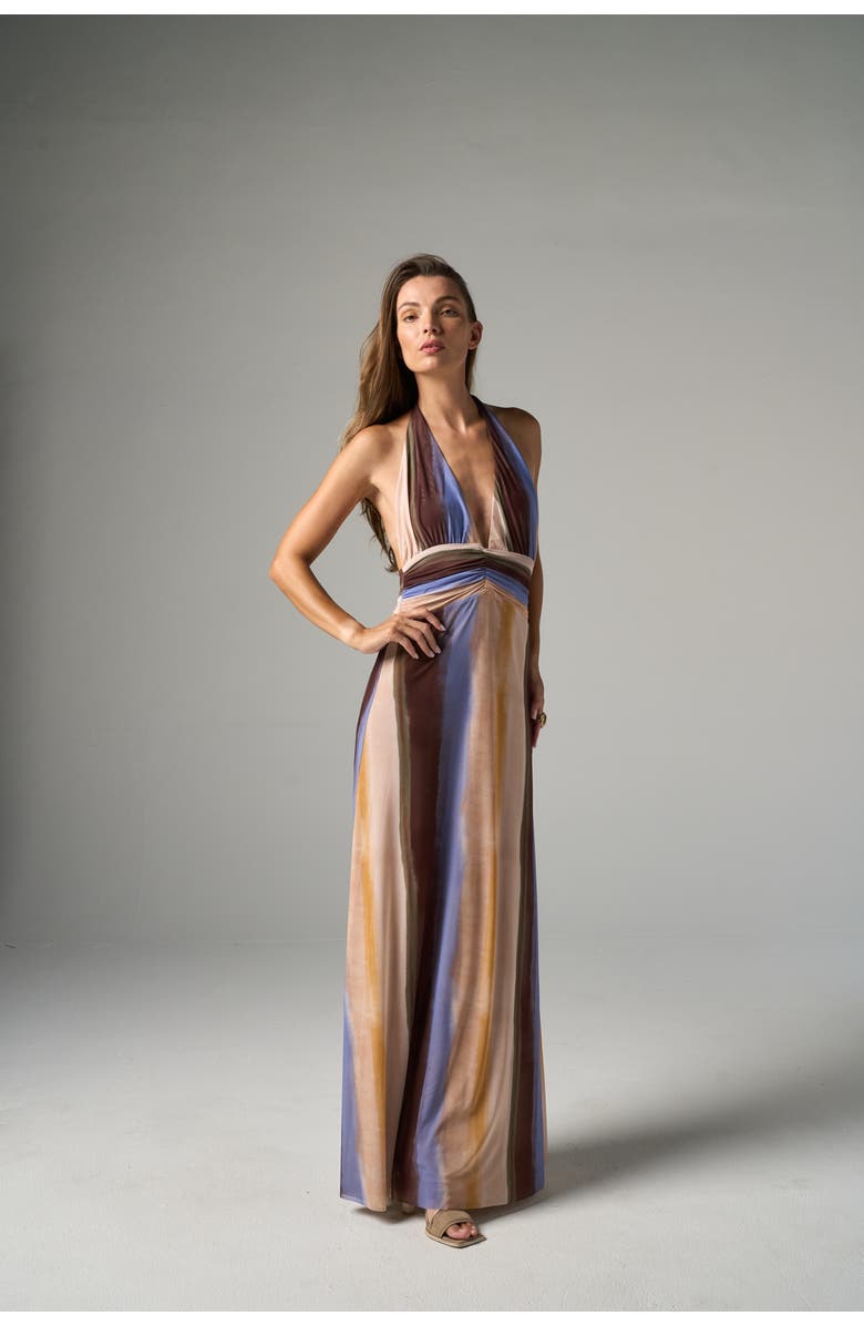 JBQ Sage Dress, Alternate, color, Blue Multi