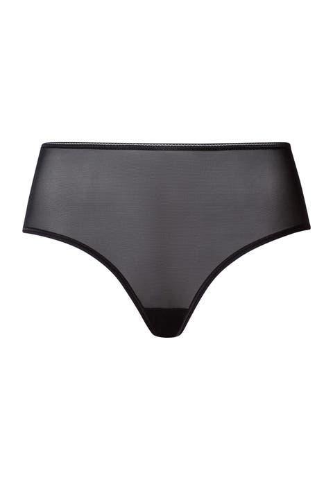 Smooth Illusion Semi-Transparent Tulle Full Brief