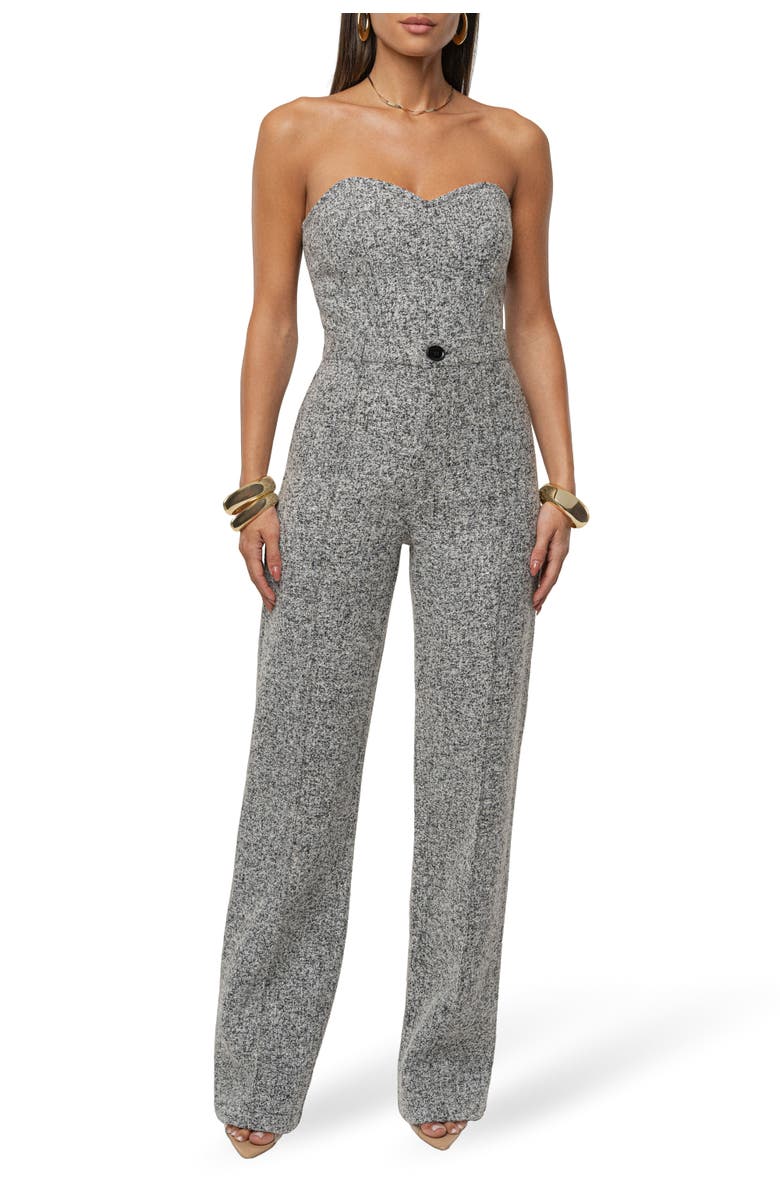 JLUXLABEL Stay Sharp Tweed Trouser, Alternate, color, Light Grey