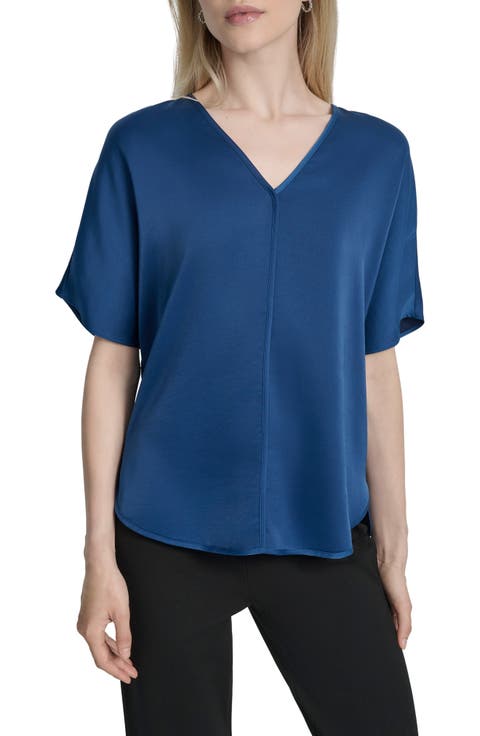 Short Sleeve Woven Top