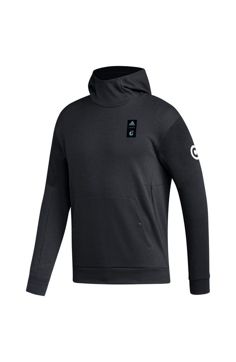 adidas Men's adidas Black Minnesota United FC 2023 Player Travel Pullover Hoodie, Alternate, color, 
