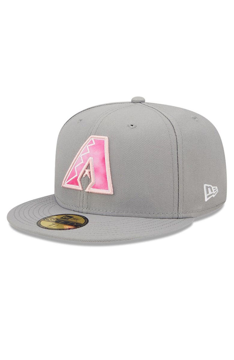 New Era Men's New Era Gray Arizona Diamondbacks 2022 Mother's Day On-Field 59FIFTY Fitted Hat, Alternate, color, 