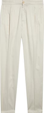 ISAIA Single Pleat Cotton Pants