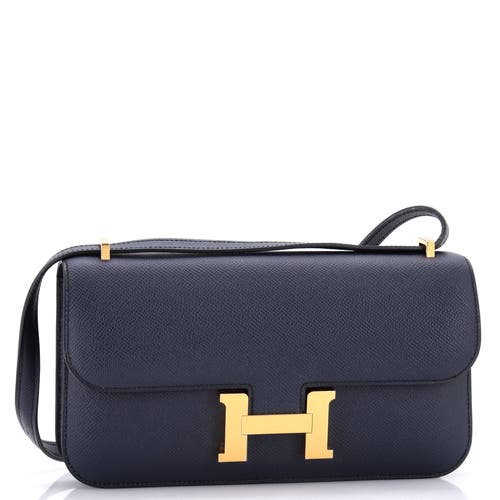 Pre-owned Hermes Hermes Constance Elan Nm Bag Epsom 25 In Blue