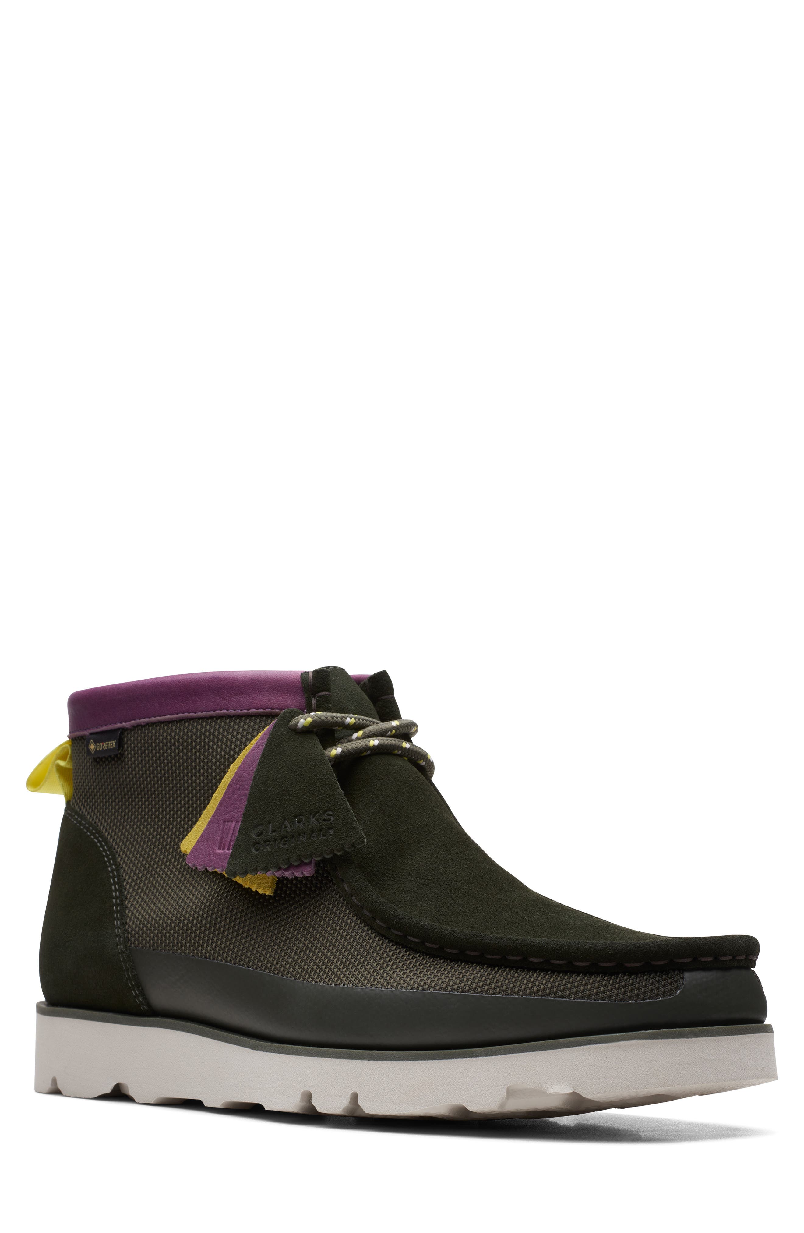 Clarks<sup>®</sup> Originals Wallabee 2.0 Gore-Tex<sup>®</sup> Waterproof Chukka Boot, Main, color, 