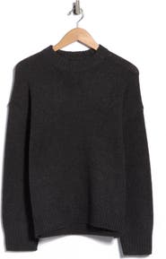 Theory Oversized Crewneck Felted Wool & Cashmere Sweater