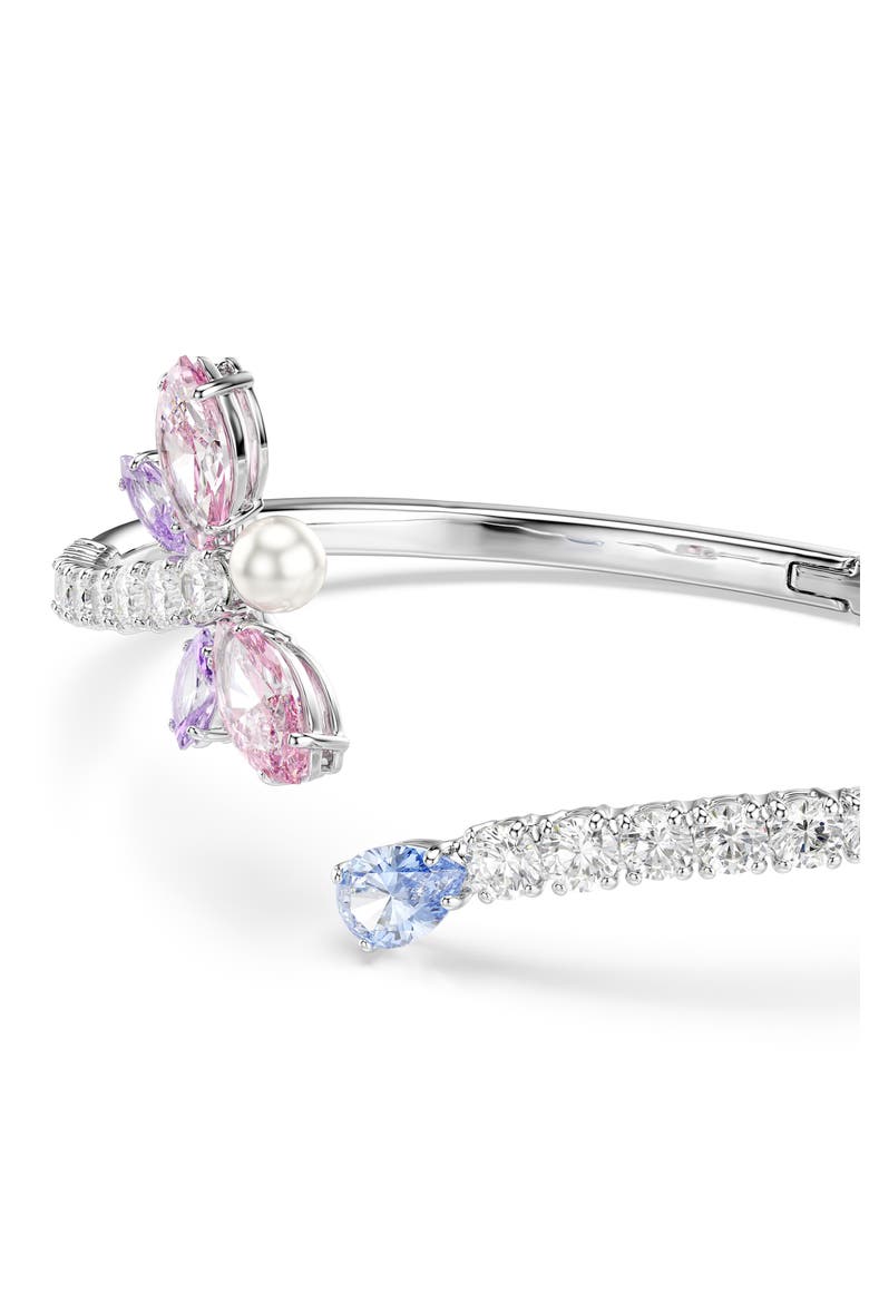 x Ariana Grande Multicolor Crystal Bangle, Alternate, color, SILVER/ MULTI
