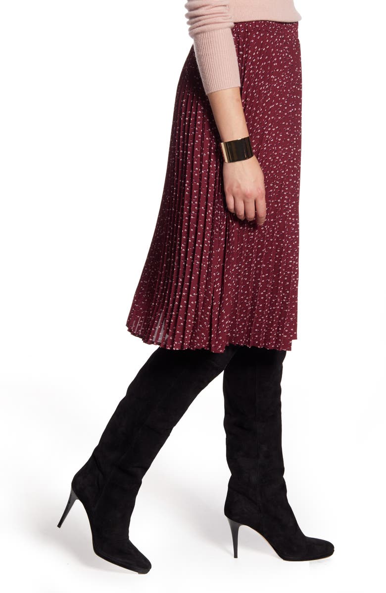 Halogen<sup>®</sup> Pleated Skirt, Alternate, color, 