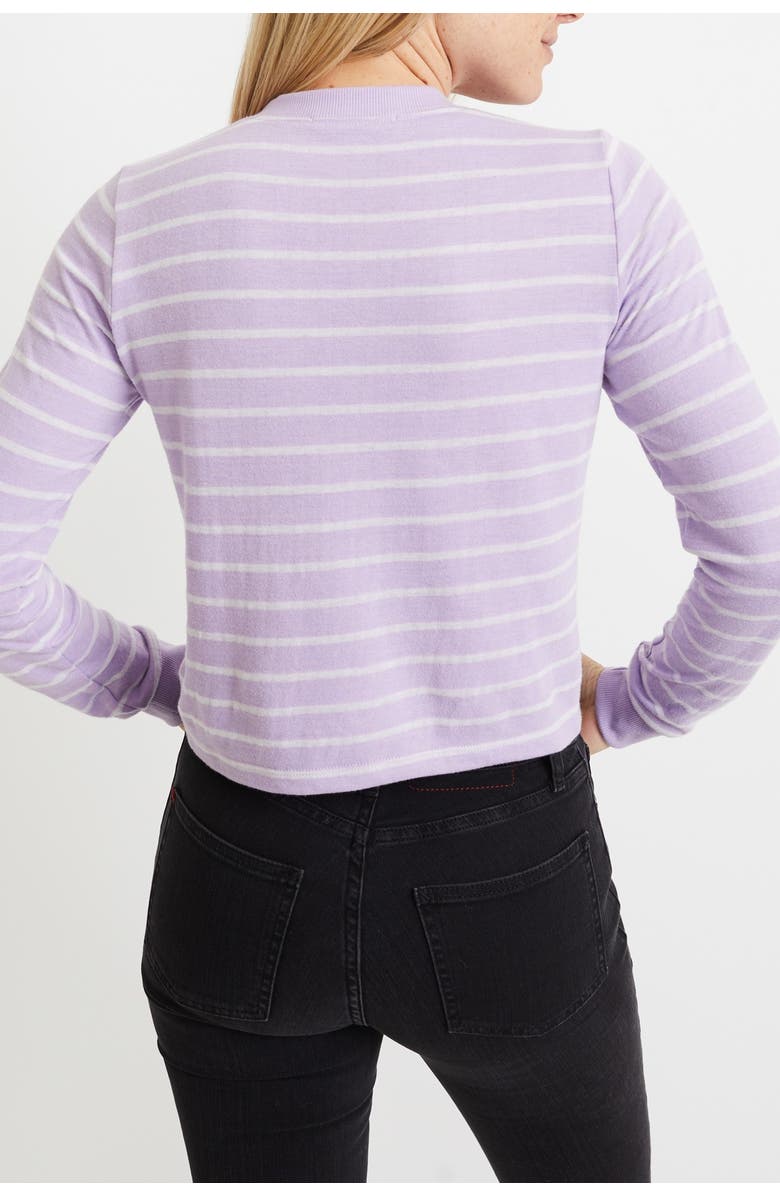 Marine Layer Stripe Crew Neck Sweater, Alternate, color, 