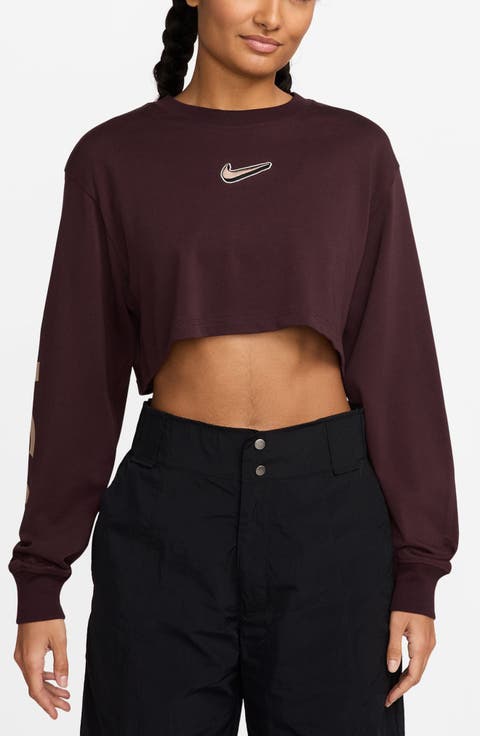 Sportswear Long Sleeve Crop T-Shirt
