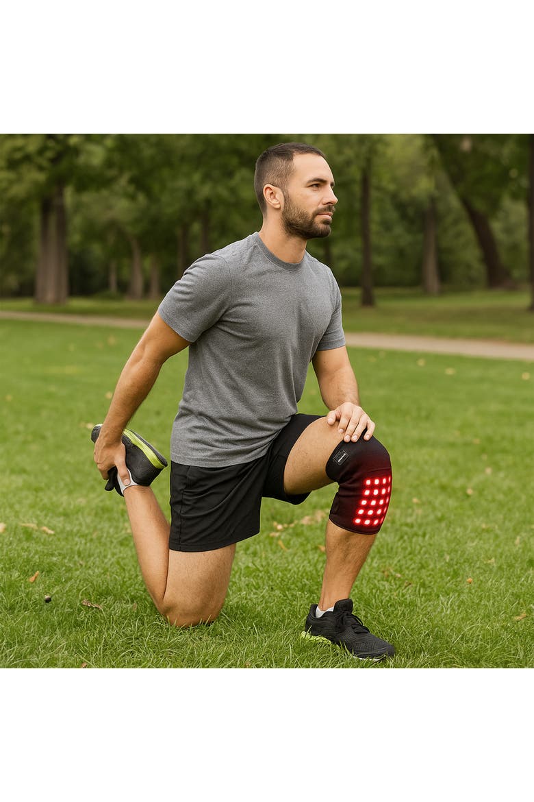 Red Light Therapy Knee Pad - Targeted Relief for Knee Pain, Stiffness & Recovery, Alternate, color, Black