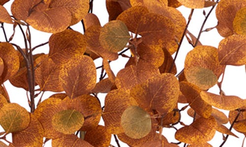 Nearly Natural 5-foot Autumn Eucalyptus Artificial Tree In Orange