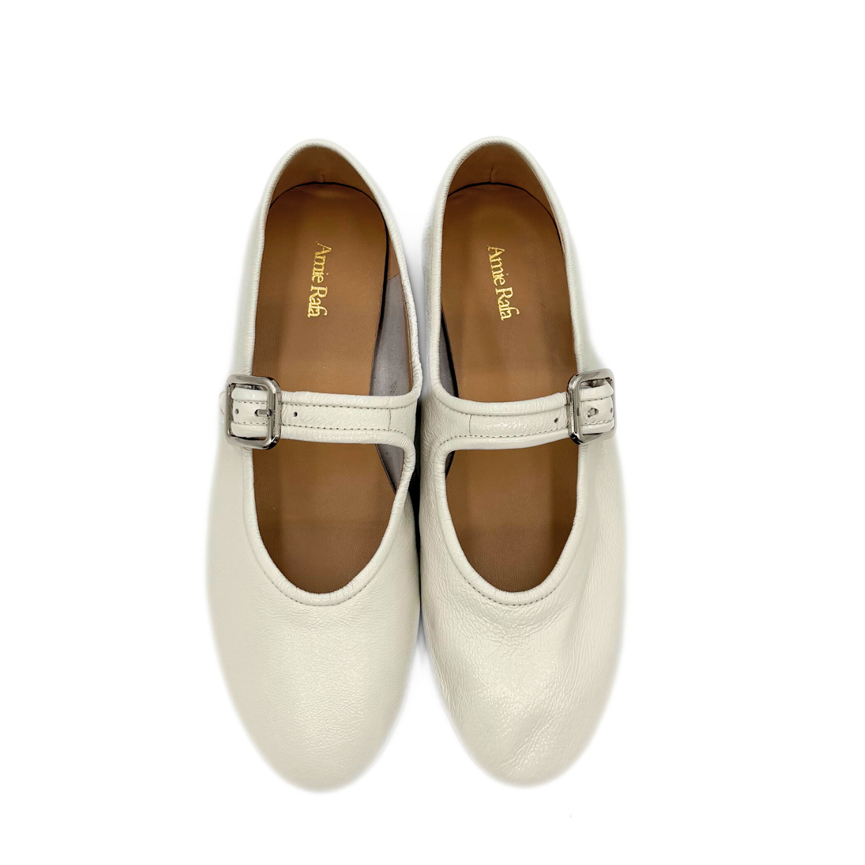 Ashley Mary Jane Flats, Alternate, color, White