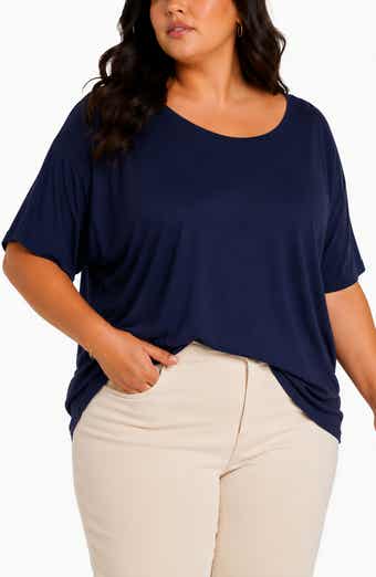 Reversible Lace V Neck T-Shirt