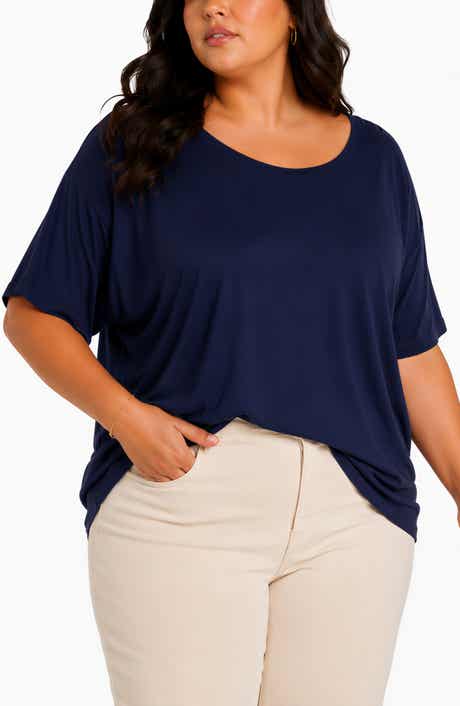 Reversible Lace V Neck T-Shirt