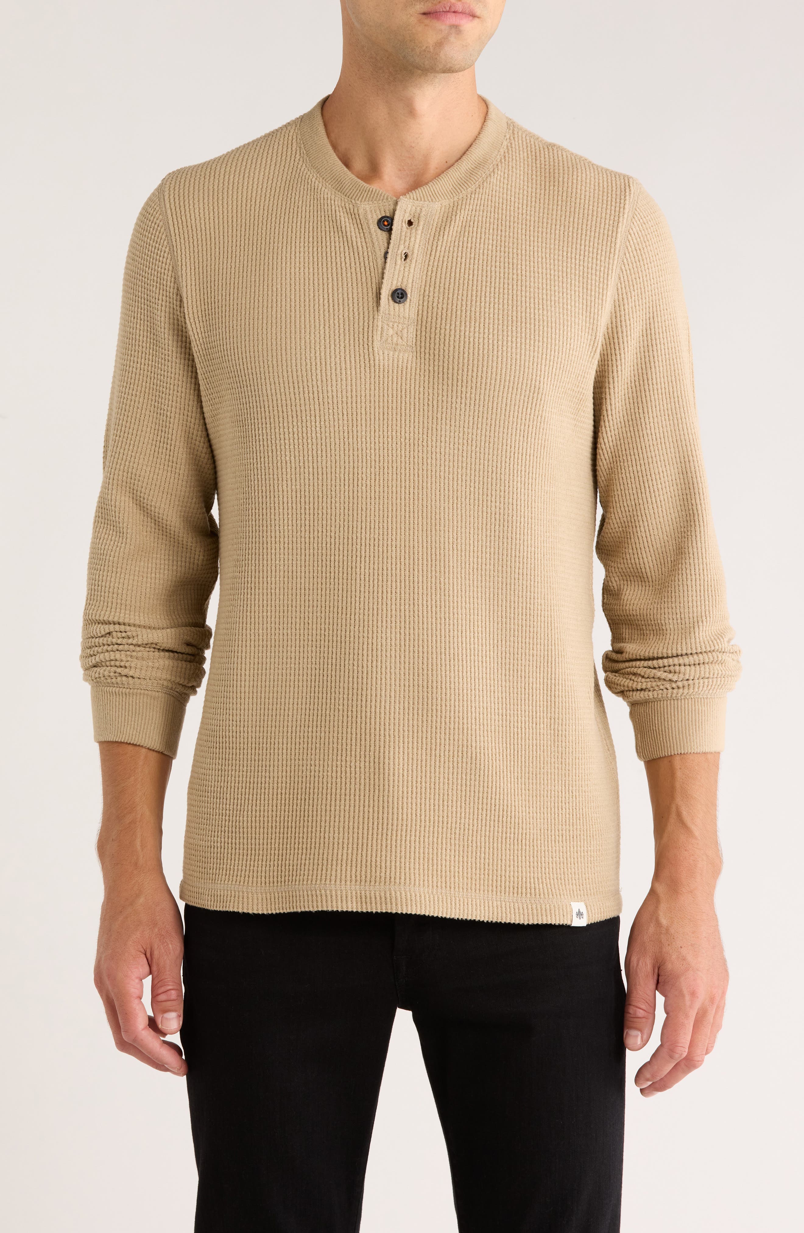Rainforest The Fireside Waffle Knit Henley