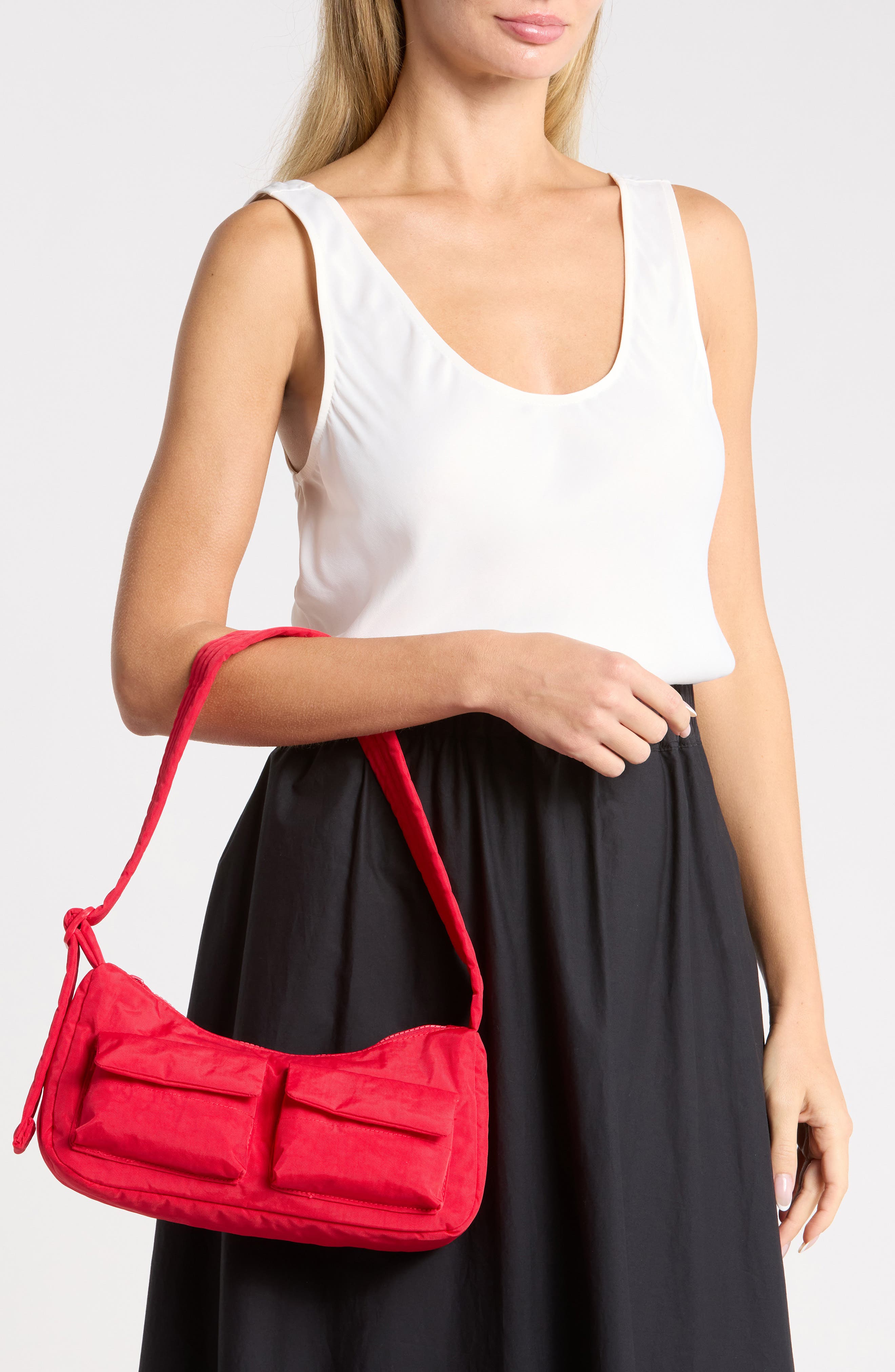 Cargo Shoulder Bag, Alternate, color, CANDY APPLE RED