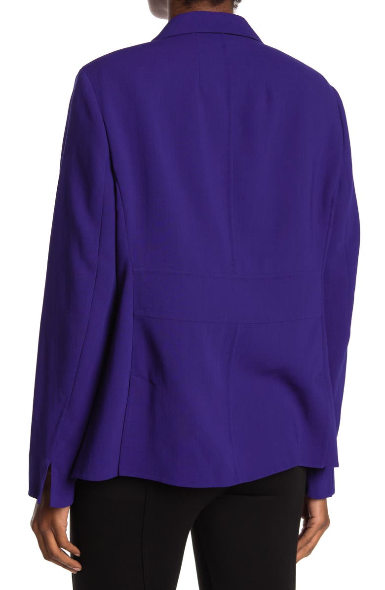 Akris Savino Wool Jacket, Alternate, color, 776-Iris