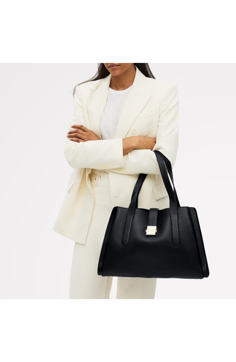 Radley Sloane Street Large Ziptop Shoulder Bag, Alternate, color, Black